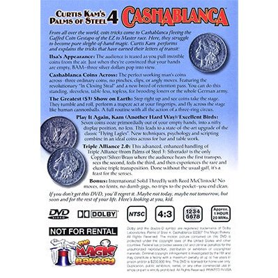 Palms of Steel 4: Cashablanca by Curtis Kam - DVD