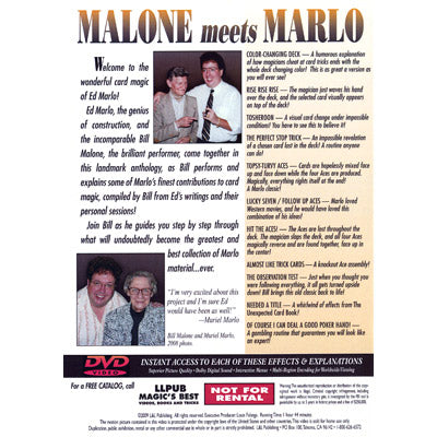 Malone Meets Marlo #5 by Bill Malone - DVD