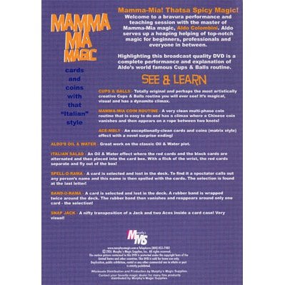 Mamma Mia Magic by Aldo Colombini - DVD