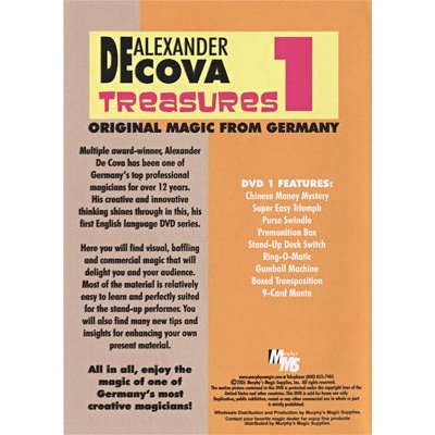 Treasures Vol 1 by Alexander DeCova - DVD