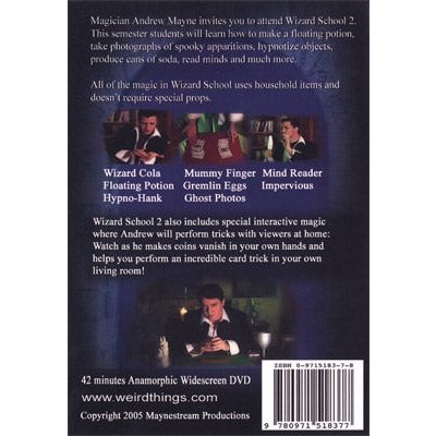 Wizard School 2 by Andrew Mayne - DVD