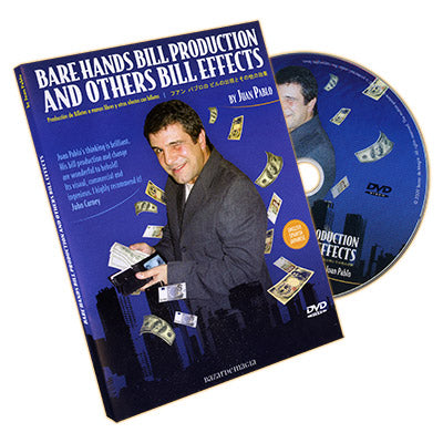Bare Hands Bill Production and Other Bill Effects (incl. Gimmicks) by Juan Pablo - DVD