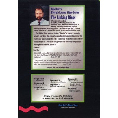 The Linking Rings - Brad Burt, DVD