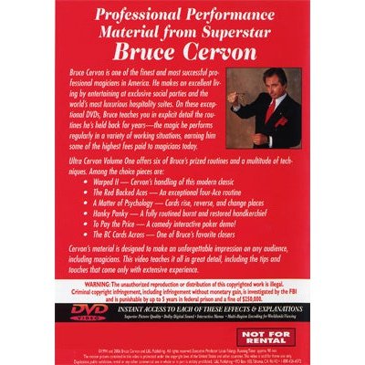 Ultra Cervon Vol. 1 - Bruce Cervon - DVD