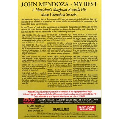 My Best - Volume 3 by John Mendoza - DVD