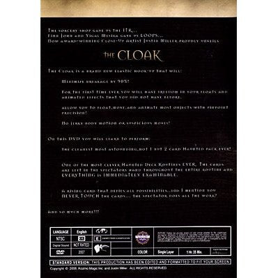 The Cloak by Justin Miller - DVD