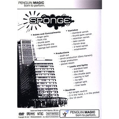 Sponge (DVD and 4 Sponge Balls) by Jay Noblezada - DVD