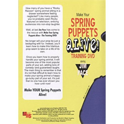 Make Your Spring Puppets Alive - Training DVD by Jim Pace - DVD