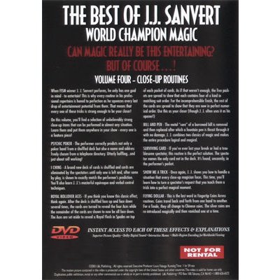 Best of JJ Sanvert - World Champion Magic - Volume 4 - DVD
