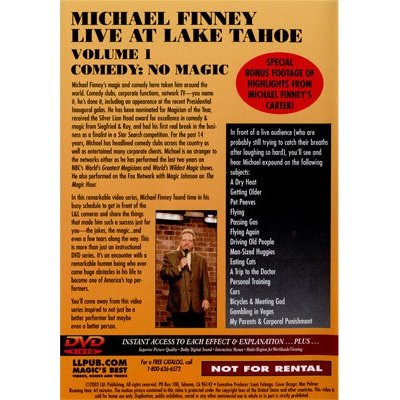 Finney Live at Lake Tahoe Volume 1 by L & L Publishing - DVD