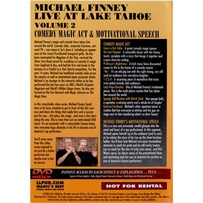 Finney Live at Lake Tahoe Volume 2 by L & L Publishing - DVD