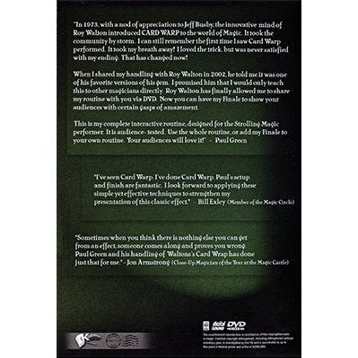 Card Warp Finale by Paul Green - DVD