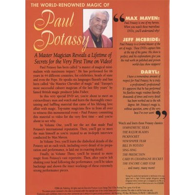 World Renowned Magic of Paul Potassy - DVD
