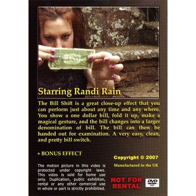 Bill Shift (PK Ring Effects Volume 1) by Randi Rain - DVD