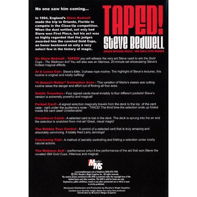 Taped! by Steve Bedwell - DVD