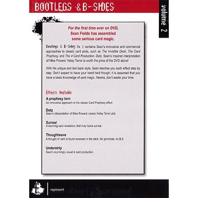 Bootlegs and B-Sides - Volume 2 by Sean Fields - DVD