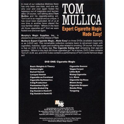Expert Cigarette Magic Made Easy - Vol.1 by Tom Mullica - DVD