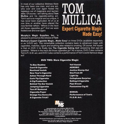 Expert Cigarette Magic Made Easy - Vol.2 by Tom Mullica - DVD