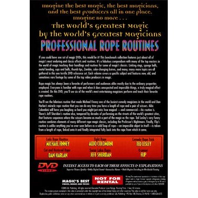 World's Greatest Magic: Professional Rope Routines - DVD