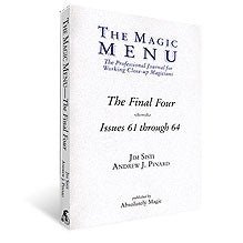 Final Four Magic Menu Book