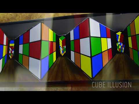 Umgekehrte Perspektive Illusion Cube Illusion von Ace Magic
