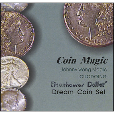 Dream Coin Set EISENHOWER (with DVD) by Johnny Wong - Trick