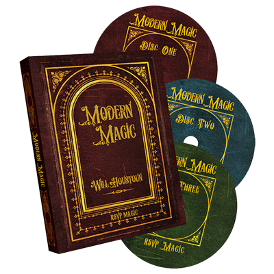 Modern Magic (3 DVD set) by Will Houstoun and RSVP Magic - DVD